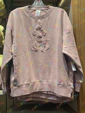 Disneyland Mickey Mouse Chocolate Sweater NWT